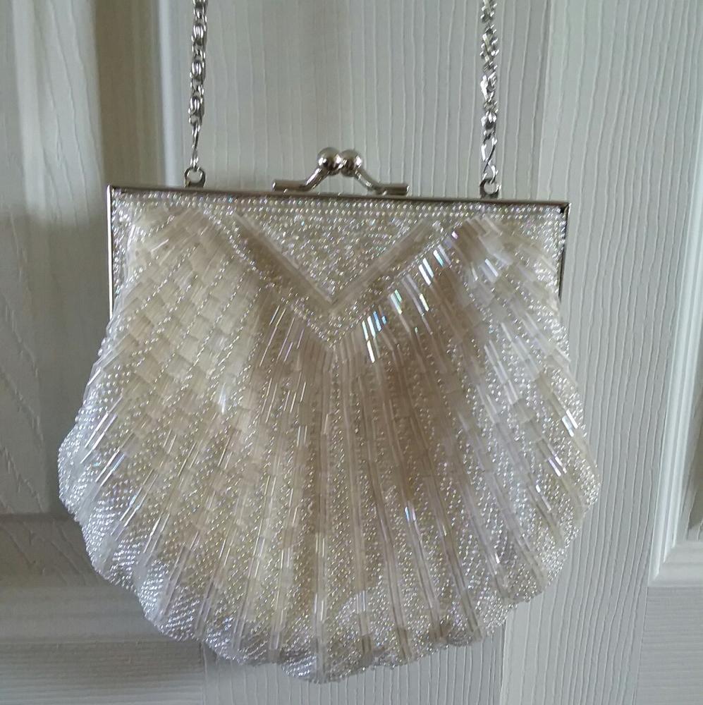 Irredescent Beaded Evening Bag